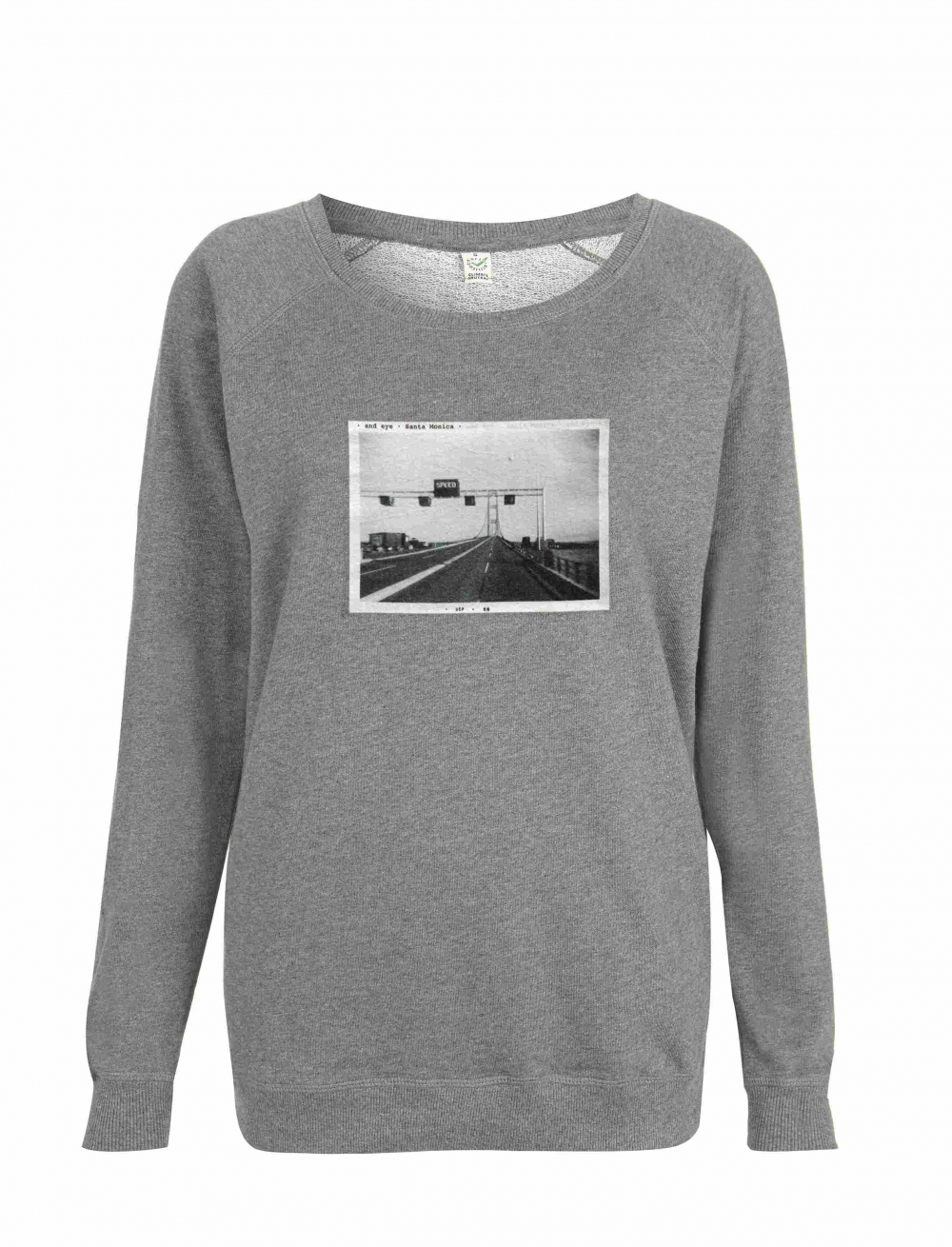 Women´s organic sweatshirt with a vintage image