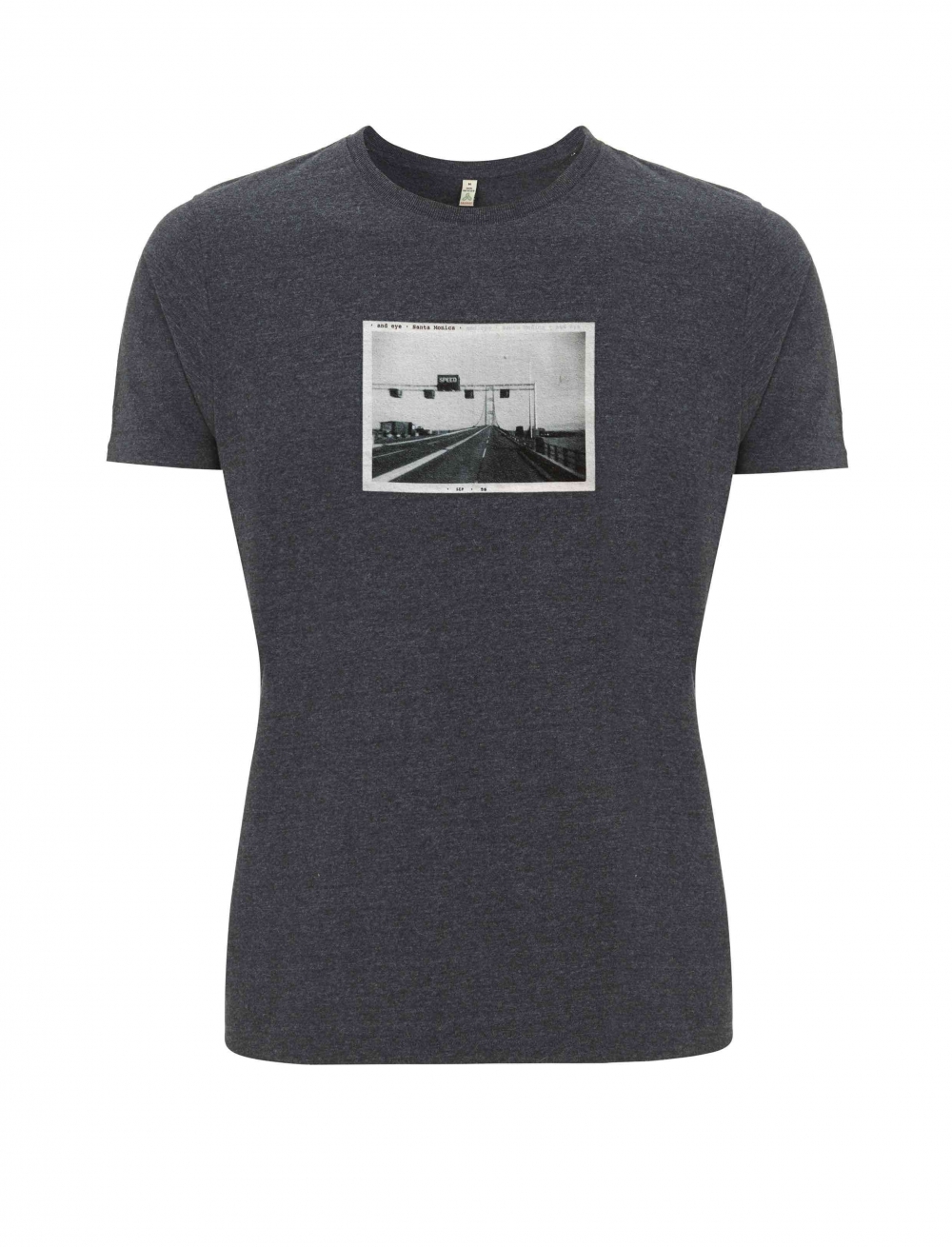 Recycled classic t-shirt with a vintage image